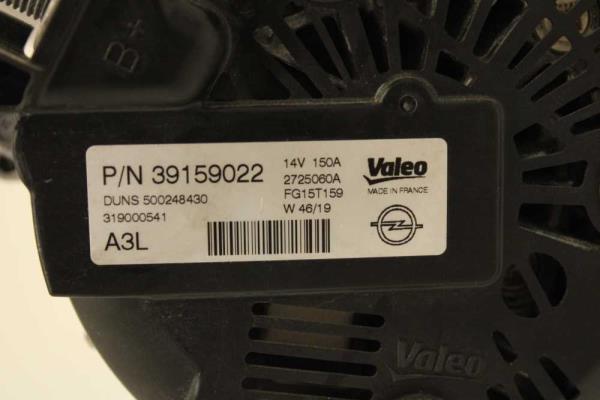 ALTERNATEUR OPEL - Vue 3